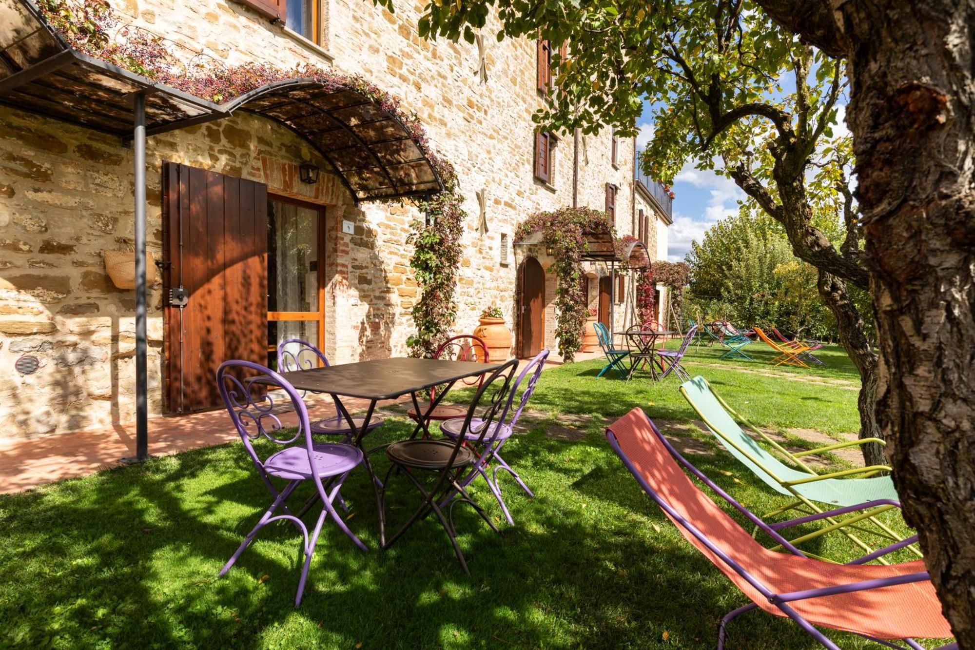 Agriturismo I Gelsi Di Santa Cristina Gubbio Exteriör bild